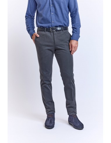 PANTALON SUPER SLIM GABARDINE GRIS ANTHRACITE JUSQU'A -70%! 