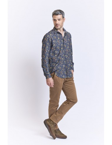 CHEMISE AJUSTÉE VELOURS MARINE Voir les baskets