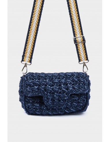 GRAND SAC LAINE RAFFIA MARINE Amélioration de cerveau avec