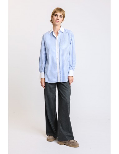 CHEMISE PATCH OVERSIZE BLEUE est présent 