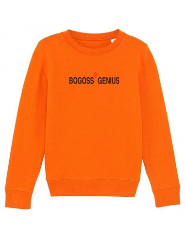 Sweatshirt Orange bogossgenius coton bio votre