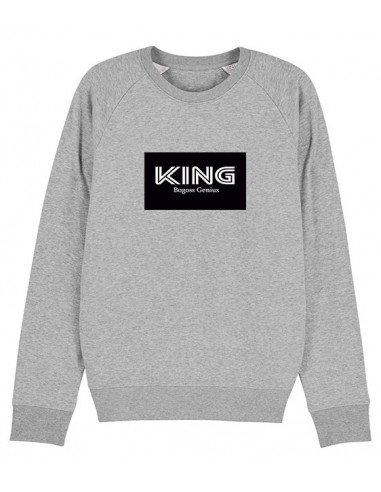 Sweat hoodie Gris King Bogoss Genius® 2024