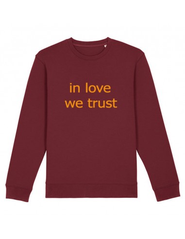 In love we trust sweat bg de la marque