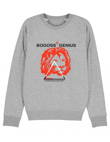 LION ROUGE SWEAT HEATHER GREY BG s'inspire de l'anatomie humaine