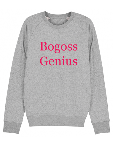 Sweat-shirt mixte gris-BG Pink en ligne des produits 