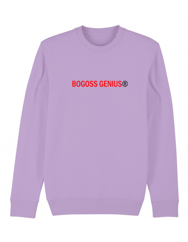 Sweat mauve Bogoss Genius® red logo pas chere