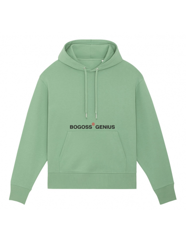 Sweat hoodies iconique bogossgenius® à capuche couleur dusty mint en ligne