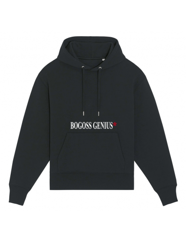 Sweat-shirt hoodies noir iconique à capuche BG Profitez des Offres !