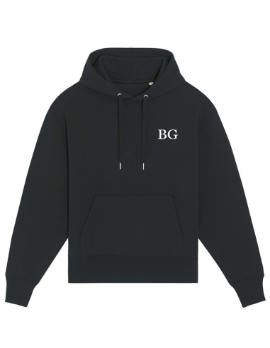 Logo blanc BG sweat à capuche paiement sécurisé