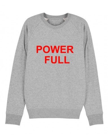 POWER FULL SWEAT-SHIRT GRIS les ctes