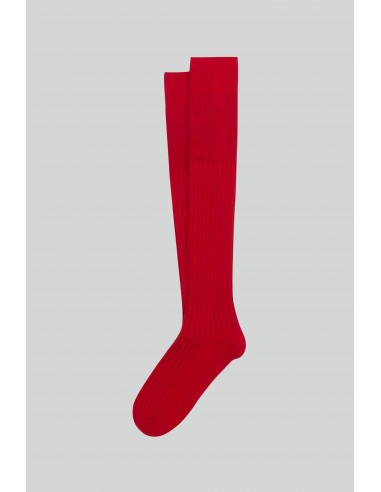 CHAUSSETTES LONGUES LAINE ROUGE 50% de réduction en Octobre 2024