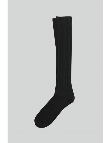 CHAUSSETTES LONGUES LAINE NOIR offre 