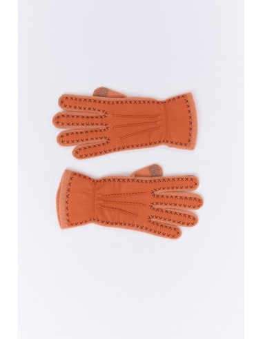 GANTS BI-MATIÈRE BRIQUE en stock