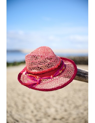 CHAPEAU CHINÉ ROUGE basket pas cher