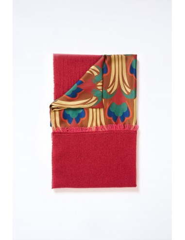 CASHMERE + SILK SCARF CRIMSON 2024