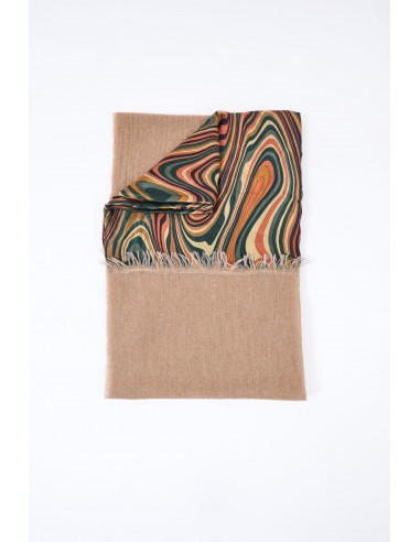 CASHMERE + SILK SCARF MOKA de votre