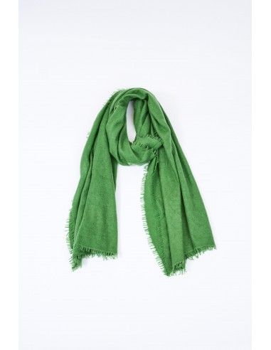 PLAIN THICK CASHMERE SCARF GRASS les muscles