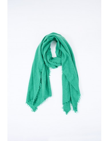 PLAIN THICK CASHMERE SCARF MINT solde