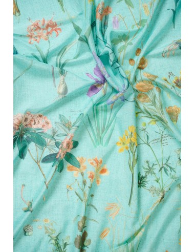 BOTANICAL SCARF AQUA les muscles