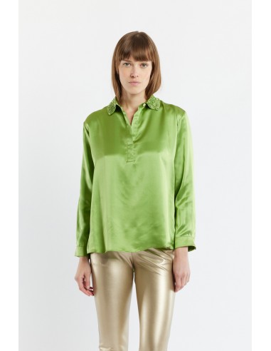 SILK SHIRT PISTACHIO prix pour 