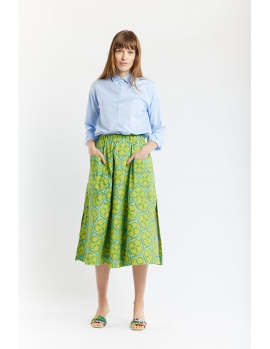 PRINTED SKIRT LIME meilleur choix