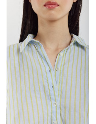 LINEN COTTON PALMA SHIRT STRIPES Profitez des Offres !