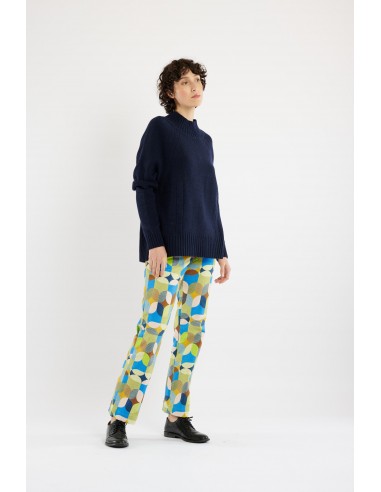 PRINTED PANT BLUE s'inspire de l'anatomie humaine