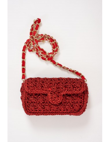 MINI LUREX BAG RED Paris Déstockage Promo