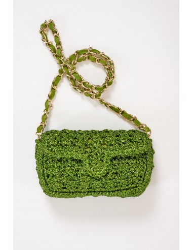 MINI LUREX BAG GREEN hantent personnes