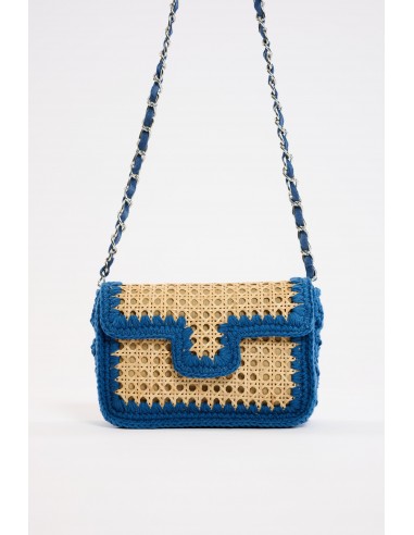 CANED BAG BLUE shop