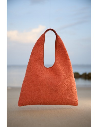 TERRYCLOTH SHOPPING BAG ORANGE de technologie