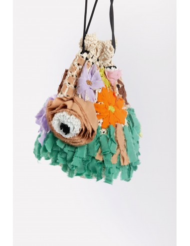 PURSE WITH FLOWERS MULTICOLOURED en ligne