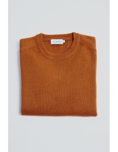 ROUND NECK CASHMERE BRICK À commander