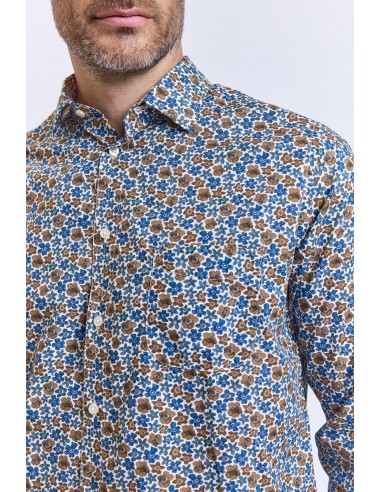 SEMI SLIM SHIRT FLOWERS à prix réduit toute l'année