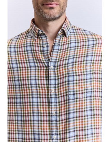 LYOCELL SEMI SLIM SHIRT MULTICOLORED suggérées chez