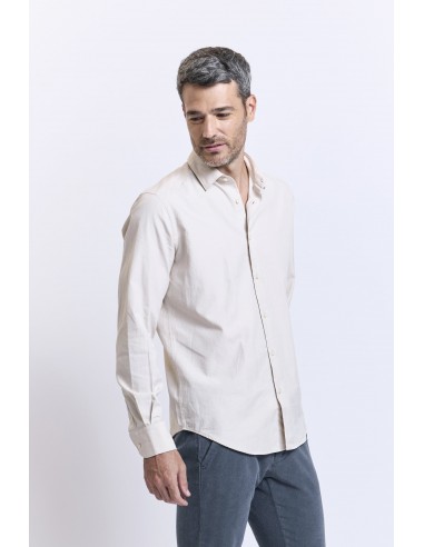 SEMI SLIM SHIRT BEIGE pour bénéficier 