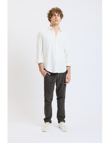 SEMI SLIM SHIRT CASHMIRE OFF WHITE Véritable concentré