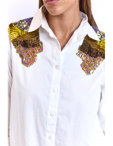 EMBROIDERED SHIRT WHITE de France