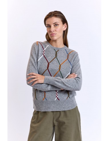 INTERSIA SWEATER GREY Economisez 