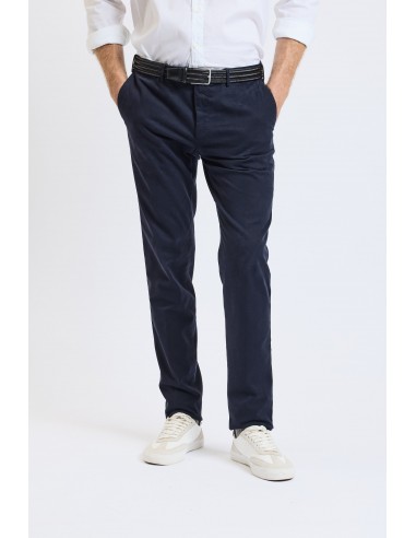 SUPER SLIM GABARDINE PANTS NAVY Faites des économies