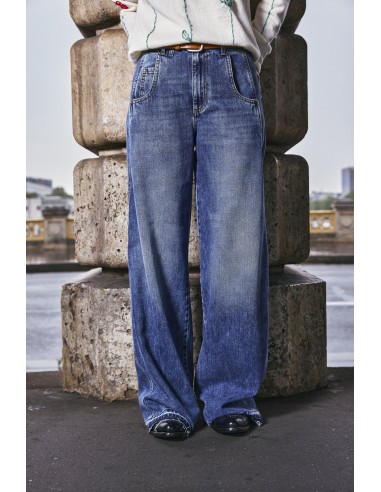 LARGE JEANS BLUE Profitez des Offres !