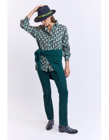 POPLIN SHIRT GREEN de France