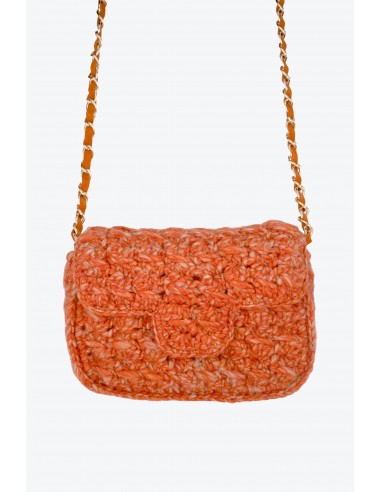 MEDIUM WOOL BAG ORANGE MIX store