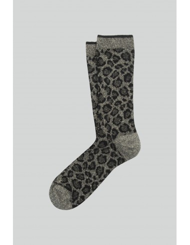 LEOPARD SOCKS GREY à prix réduit toute l'année