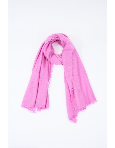 THICK CASHMERE SCARF CYCLAMEN de France