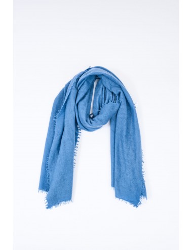 THICK CASHMERE SCARF BLEU offre 