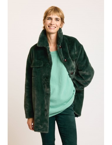 ECO FUR OVERSHIRT FOREST Fin de série