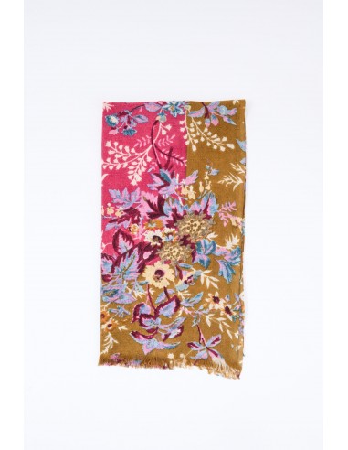 FLORAL SCARF RASBERRY Voir les baskets