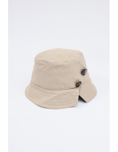 BEIGE WATER-REPELLENT HAT de pas cher