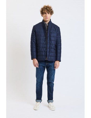 QUILTED JACKET NAVY la livraison gratuite